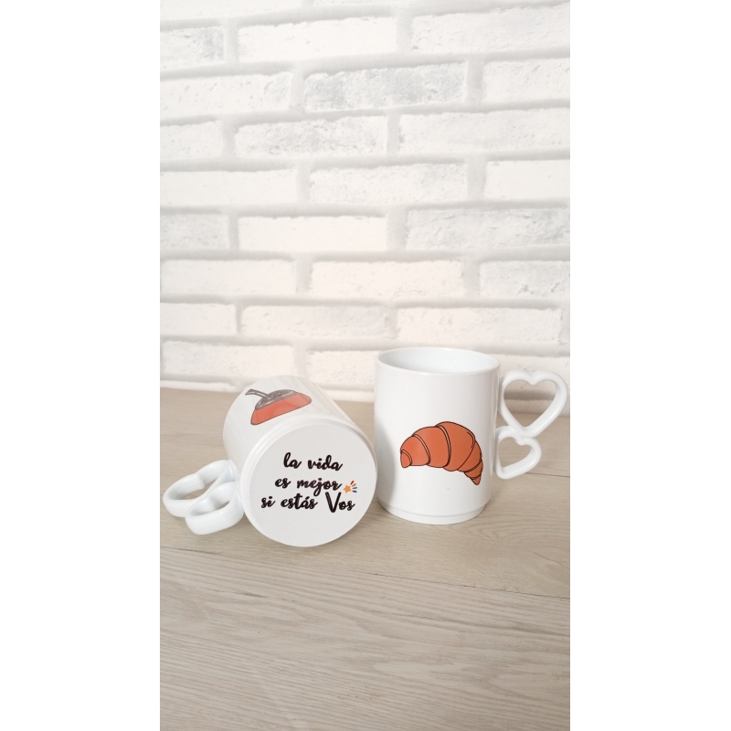 Tazas Duo corazón