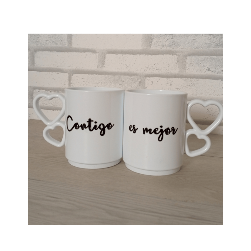 Tazas Duo corazón